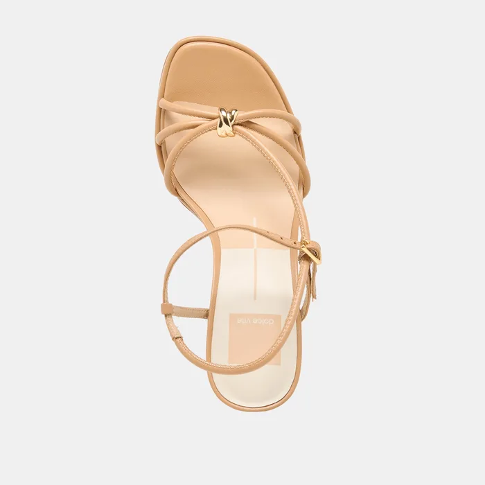 Odete Lt Tan Leather Heels — view 11