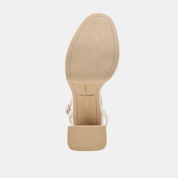 PANDOR HEELS WHITE TULLE