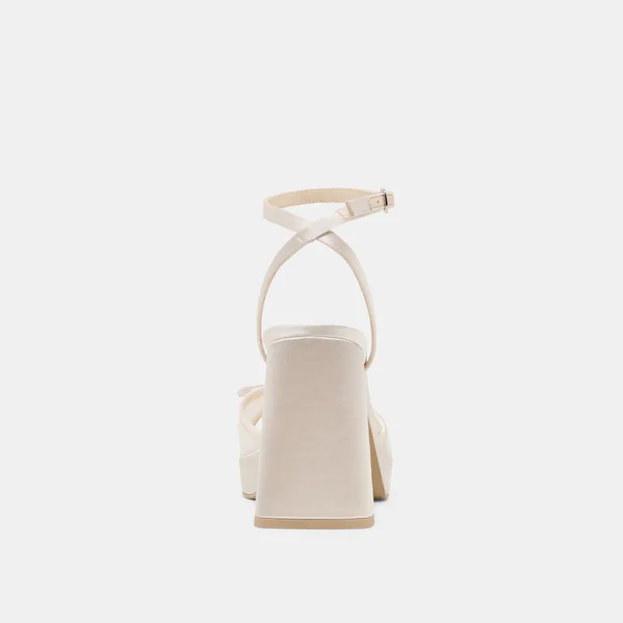 Pandor White Tulle Heels — view 11
