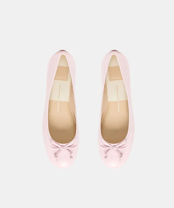 RITLA Light Pink Crinkle Patent Ballet Flats — view 4