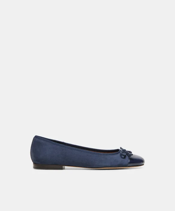 RITLA CAPTOE Dk Navy Suede Ballet Flats — view 2