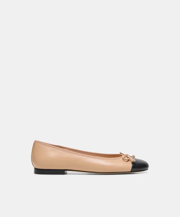 RITLA CAPTOE Lt Tan Leather Ballet Flats — view 2
