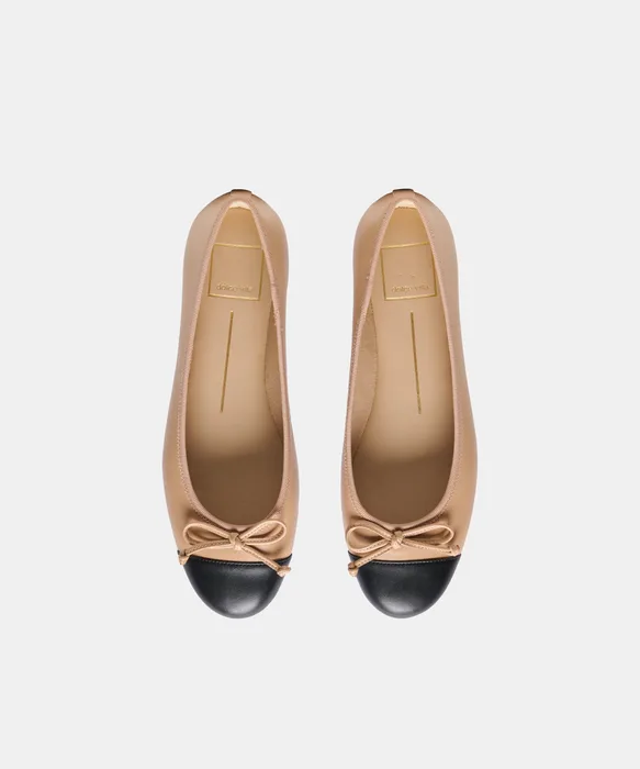 RITLA CAPTOE Lt Tan Leather Ballet Flats — view 4