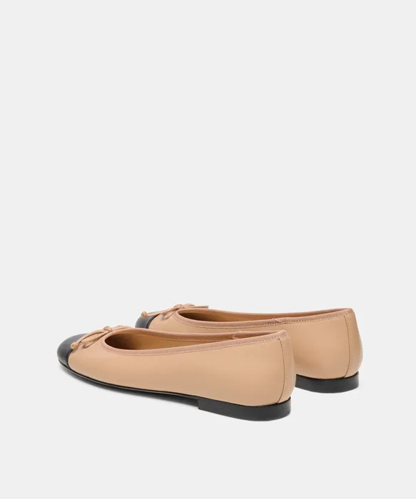 RITLA CAPTOE Lt Tan Leather Ballet Flats — view 5
