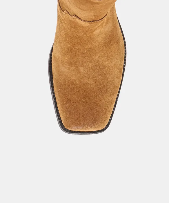 Romie Brown Suede Boots — view 4