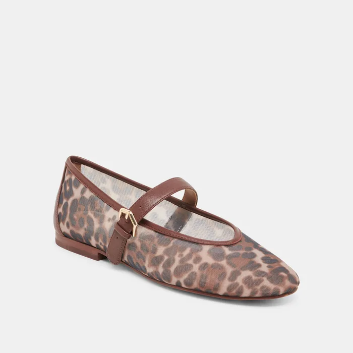 ROSLYN BALLET FLATS LEOPARD MESH — view 4