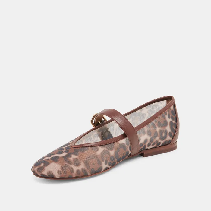 ROSLYN BALLET FLATS LEOPARD MESH — view 6