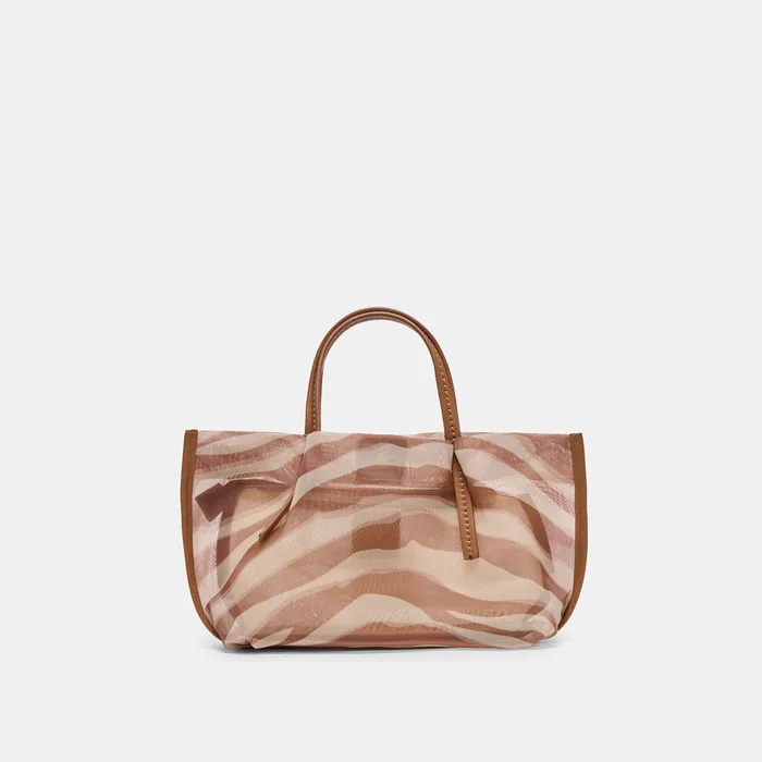 Selene Zebra Mesh Handbag — view 2