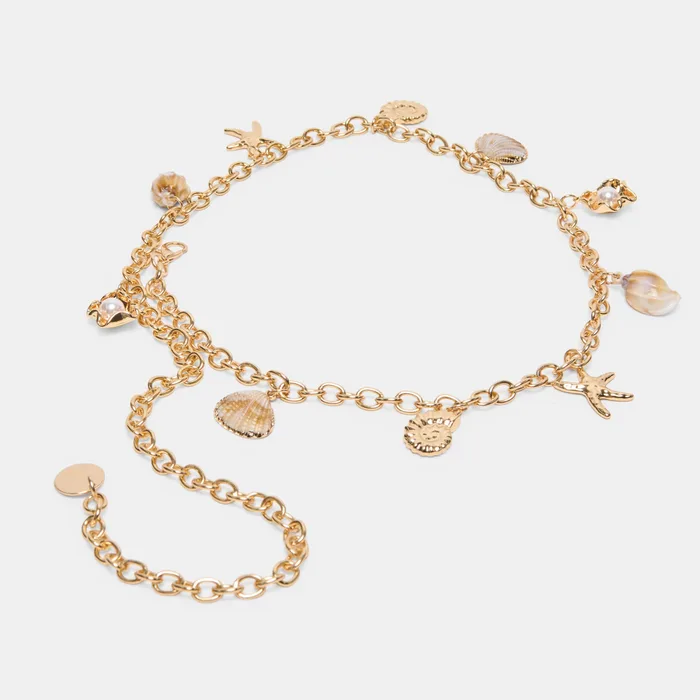 Shell Gold Chain Link Belt — view 6