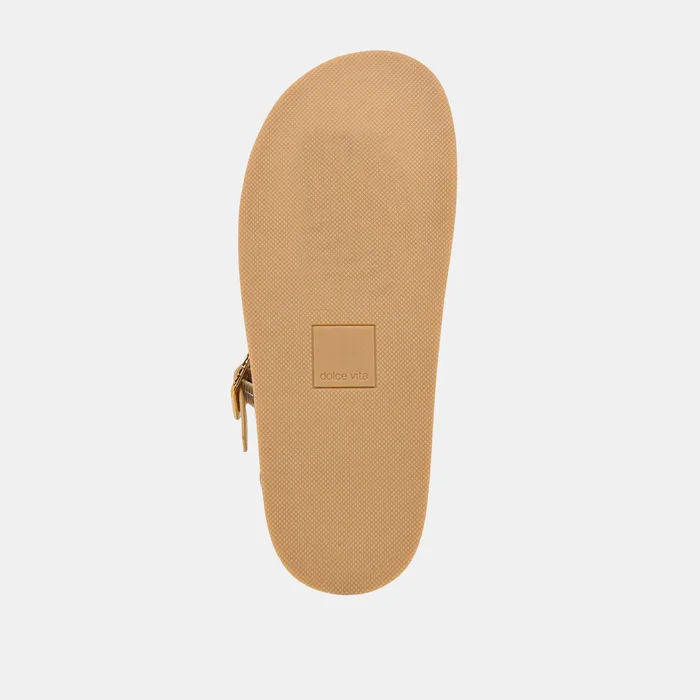 SHENNA SANDALS GOLD DISTRESSED LEATHER