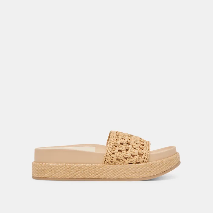 SIDONA SANDALS LT NATURAL RAFFIA — view 2