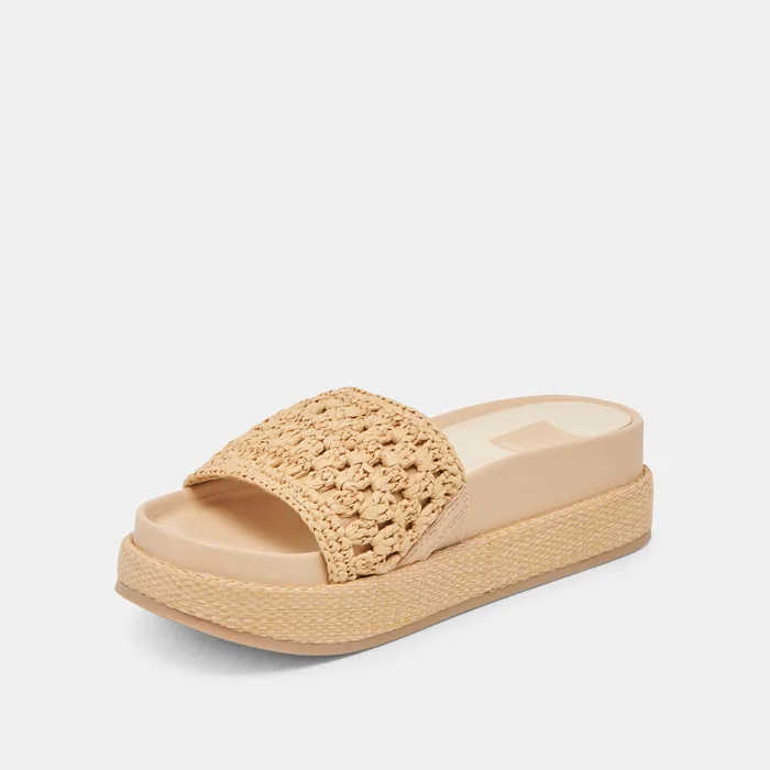 SIDONA SANDALS LT NATURAL RAFFIA — view 8