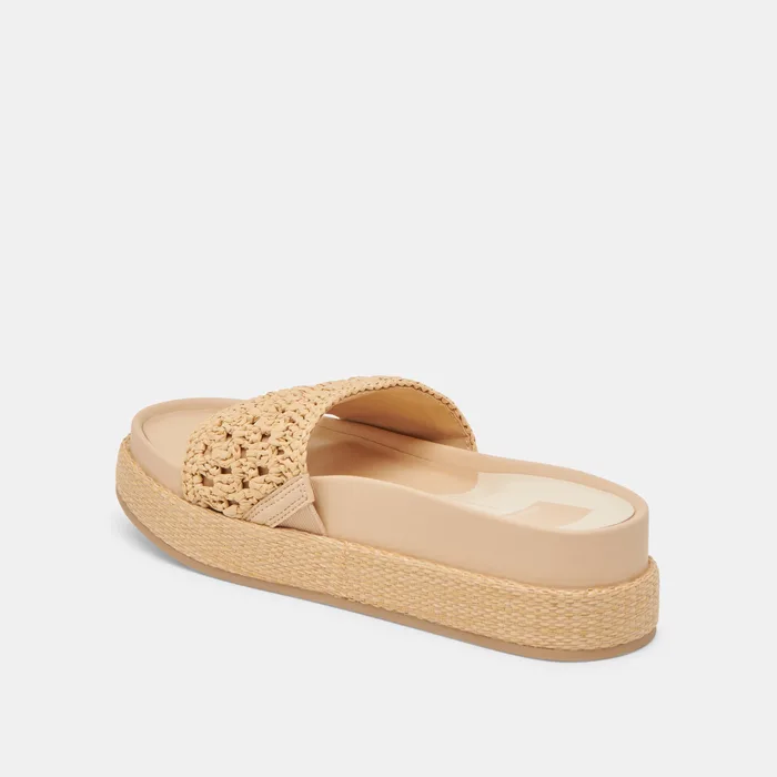 SIDONA SANDALS LT NATURAL RAFFIA — view 9