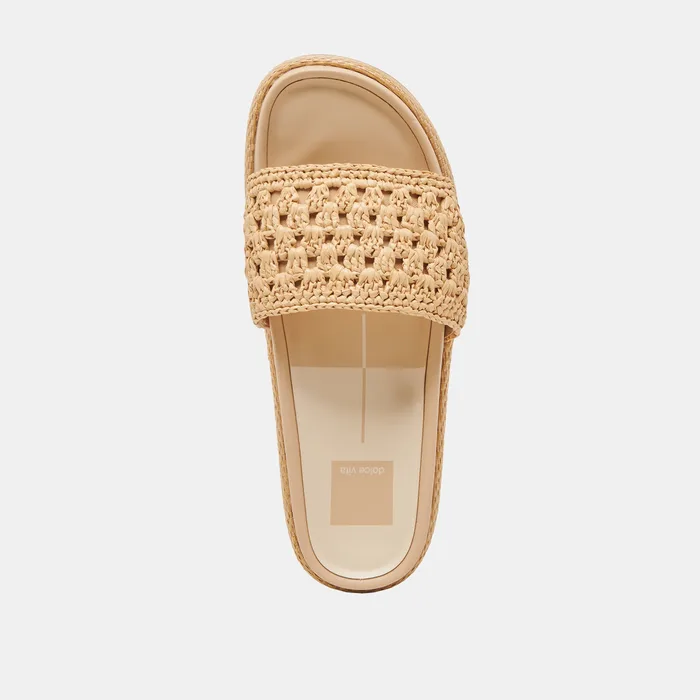 SIDONA SANDALS LT NATURAL RAFFIA — view 12