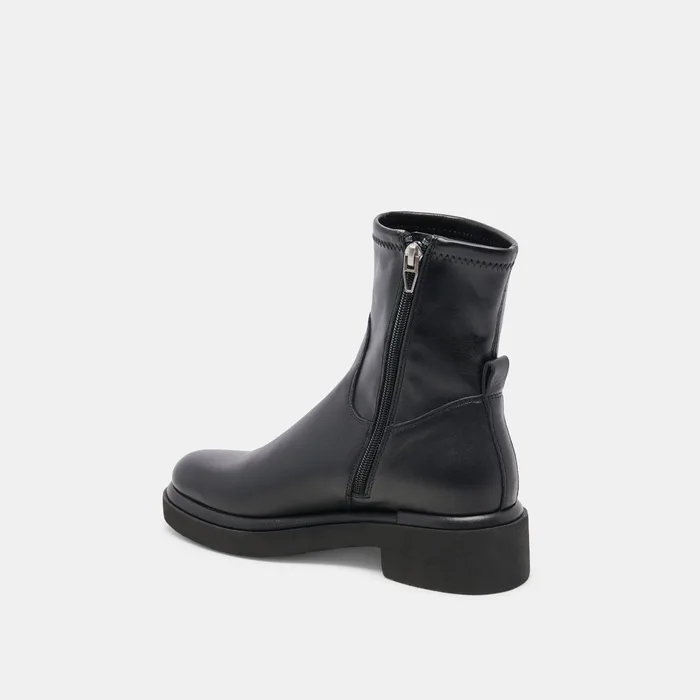 Simaya H2O Wide Black Leather Boots — view 6