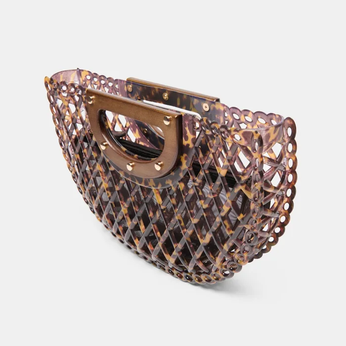 SOLANDRA CLUTCH TORTOISE JELLY