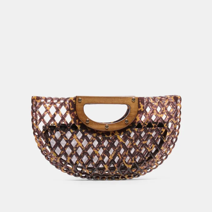 Solandra Tortoise Jelly Clutch — view 2