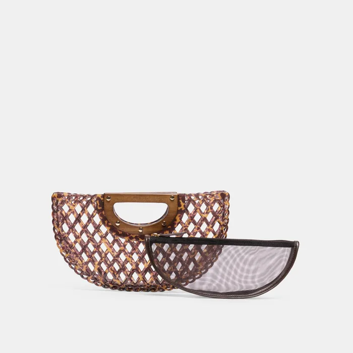 Solandra Tortoise Jelly Clutch — view 4