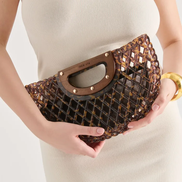 Solandra Tortoise Jelly Clutch — view 5