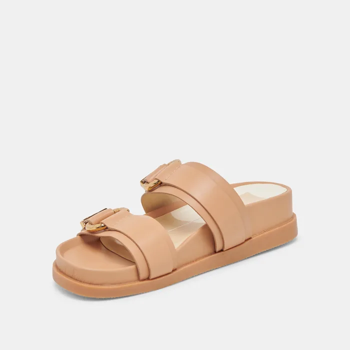 SOYA SANDALS LIGHT TAN LEATHER — view 7
