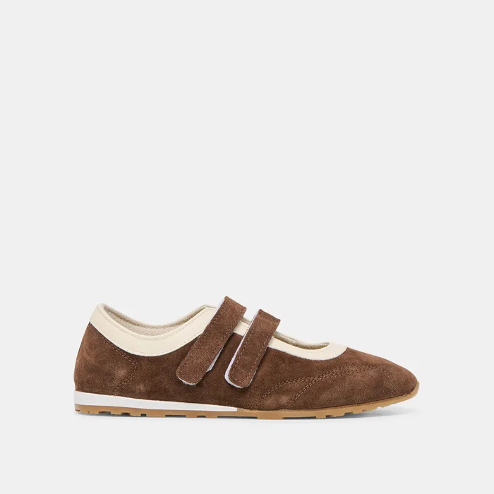 Swan Dk Brown Suede Sneakers — view 2