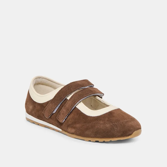 Swan Dk Brown Suede Sneakers — view 4