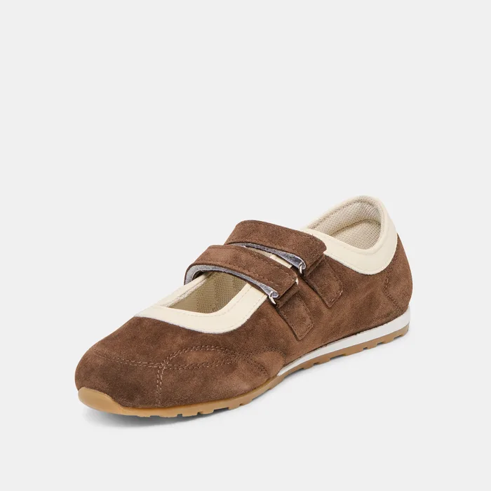 Swan Dk Brown Suede Sneakers — view 7