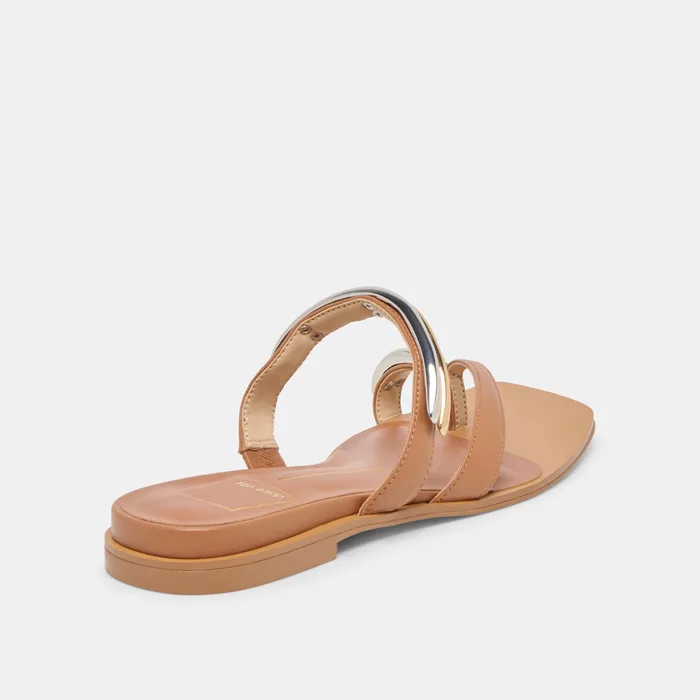 Tarina Caramel Leather Sandals — view 6