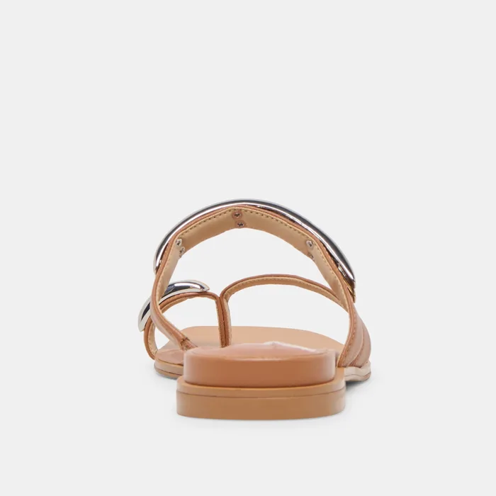Tarina Caramel Leather Sandals — view 10
