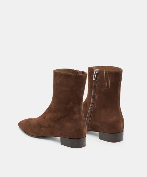 tarine booties dk brown nubuck — view 2