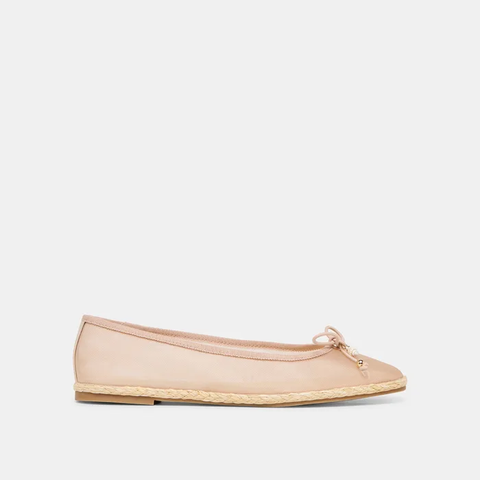 Tianna Mesh Blush Mesh Ballet Flats — view 2