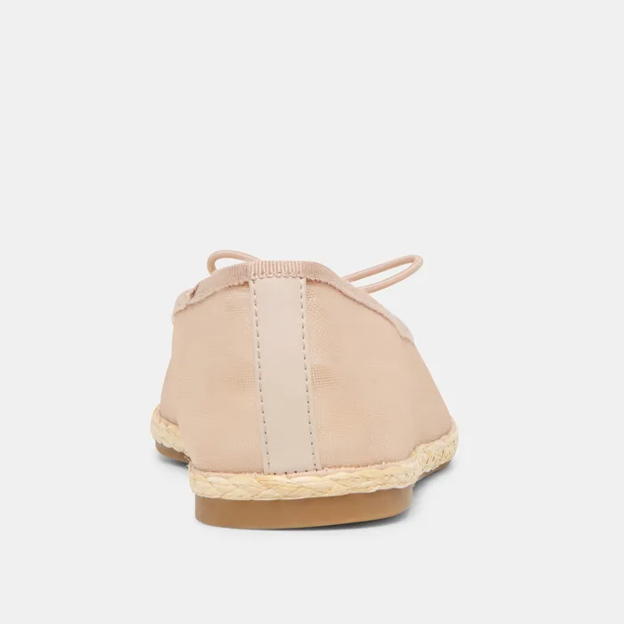 Tianna Mesh Blush Mesh Ballet Flats — view 9