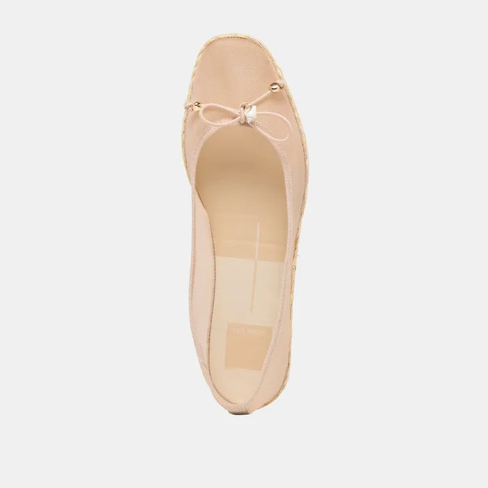 Tianna Mesh Blush Mesh Ballet Flats — view 10