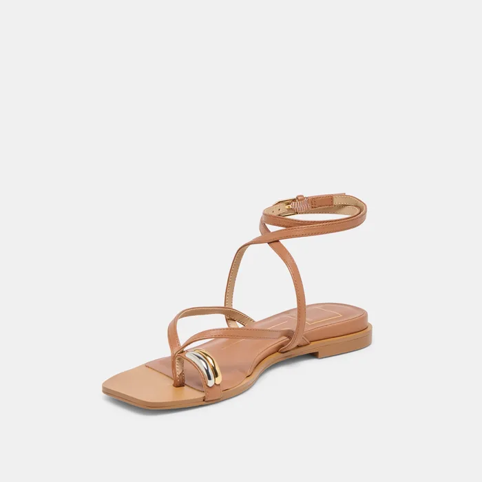 Tyrice Espresso Leather Sandals — view 5
