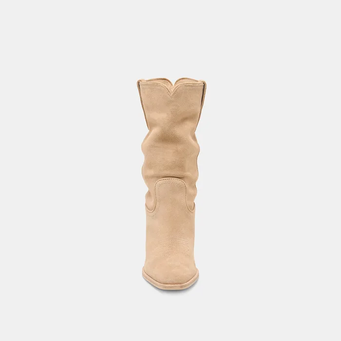Vergil Camel Suede Boots — view 10