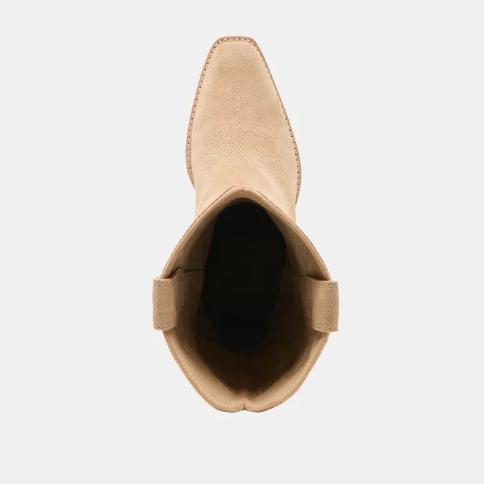 Vergil Camel Suede Boots — view 12