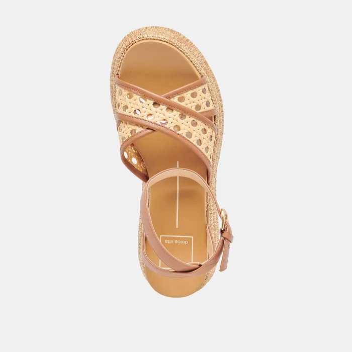 WRILEY SANDALS SADDLE WOVEN RAFFIA — view 12
