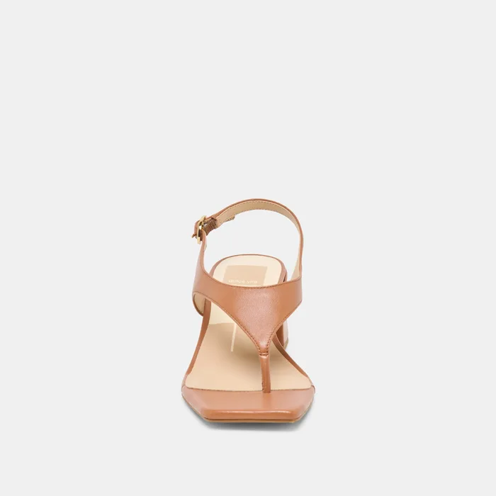 Yves Saddle Leather Heels — view 8